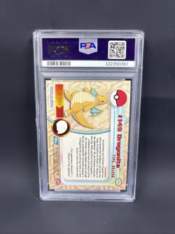2000 Topps Pokemon TV Dragonite 149 PSA 8 - Image 2