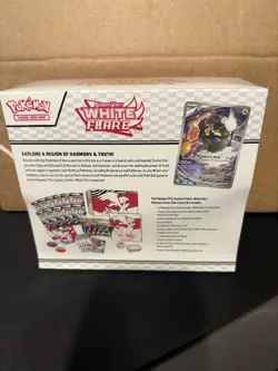 Pokemon TCG White Flare Pokemon Center Elite Trainer Box ETB SEALED - Image 2