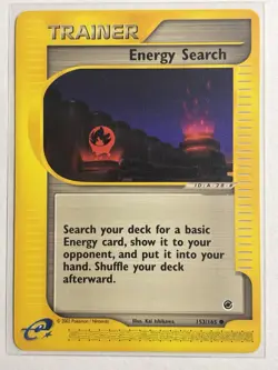 Energy Search 153/165 - Expedition Non Holo Pokemon Card - Image 1