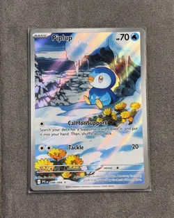 Piplup 098/094 Phantasmal Flames Pokemon TCG IR Prerelease Fresh Gem Mint 10 - Image 1