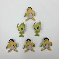 6 Pokemon Collectors Pins JIrachi & Celebi - Image 1
