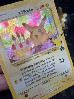 Birthday Pikachu 24 Holo Rare - 2021 Pokemon 25th Anniversary Celebrations NM - Image 4