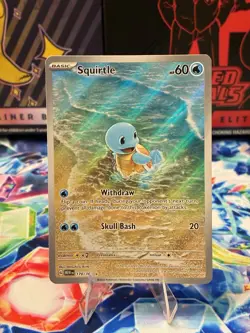 Pokemon TCG Squirtle Illustration Rare 170/165 Holo Scarlet & Violet 151 NM - Image 1