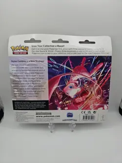 Pokemon TCG: Sword & Shield - Fusion Strike 3-Pack Blister (Espeon Promo). - Image 2