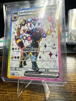 Pokemon TCG Umbreon EX 176 Black Star Promo Prismatic Evolutions Full Art NM - Image 3