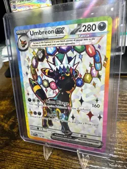 Pokemon TCG Umbreon EX 176 Black Star Promo Prismatic Evolutions Full Art NM - Image 4