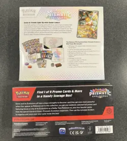 Pokemon TCG Scarlet Violet Prismatic Evolutions ETB plus Surprise Box Sealed - Image 3