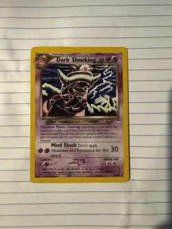 Pokemon 1st edition Dark Slowking #20/105 Rare Neo Destiny Regular - (LP) - Image 1