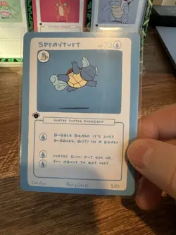 Sprayturt (Wartortle) 5/25 - 1st Edition Pokederp First Print Fan Art - Pokemon - Image 2
