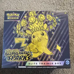 Pokemon Surging Sparks ETB Elite Trainer Box (FACTORY SEALED) Fast Shipping - Image 1
