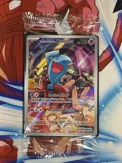Pokemon Destined Rivals Team Rocket’s Wobbuffet Promo Sealed - Image 1