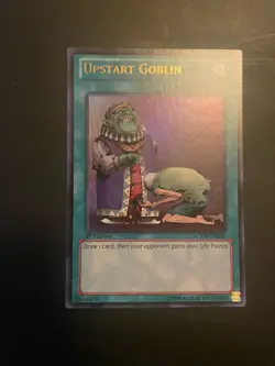 Reserved for daalf98 Yugioh 3x Upstart Goblin LCYW-EN265 NM 1st Ultra - Image 1