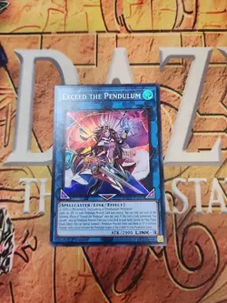 Exceed the Pendulum Super Rare AGOV-EN045 1st Ed Near Mint Yugioh - Image 1