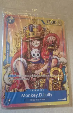 SEALED - Monkey.D.Luffy NYCC 2024 P-043 One Piece Promotion Card - Image 1