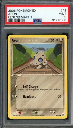 PSA 9 Aron EX Legend Maker 48/92 Pokemon Card B12 - Image 1
