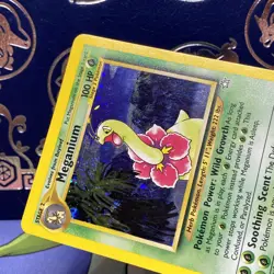 Pokemon TCG Meganium Neo Genesis Holo Rare Card 11/111 NM - Image 4