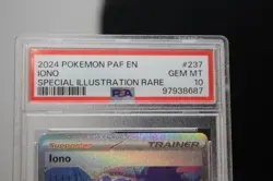 PSA 10 Iono 237/091 SIR Paldean Fates PAF Pokemon Card - Image 3