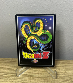 2003 Score Dragon Ball Z Trading Card #97 Blue Lunge Gohan VS Majin Buu Foil LP - Image 2
