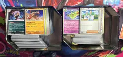 Pokemon TCG: Tin with 500+ Pokemon Uncommon/Common Card Bulk Lot (No Energies) - Image 1