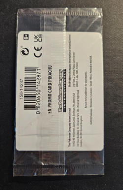 POKEMON PIKACHU 028/078 HOLO RARE POKEMON GO STORE PROMO CARD SEALED - Image 2