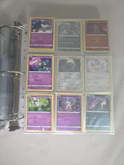 Binder With 8 lbs Pokemon Card Sorted NM Condition Many Sets/ Set Filler - Image 5