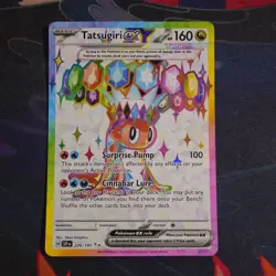 Pokemon TCG S&V Surging Sparks Tatsugiri EX Ultra Rare Card 226/191 - Image 1