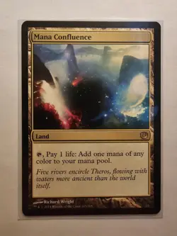 MTG Mana Confluence Journey into Nyx JOU Rare Land NM Never Played Magic Card - Image 1