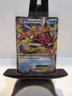 Pokemon TCG 2016 XY Breakpoint Mega M Gyarados EX Ultra Rare Holo Card 27/122 - Image 1