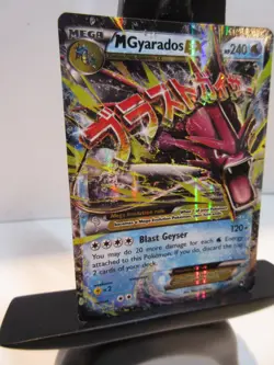 Pokemon TCG 2016 XY Breakpoint Mega M Gyarados EX Ultra Rare Holo Card 27/122 - Image 2