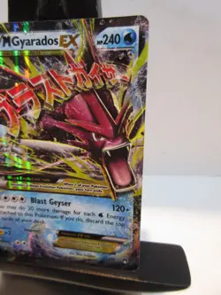 Pokemon TCG 2016 XY Breakpoint Mega M Gyarados EX Ultra Rare Holo Card 27/122 - Image 3