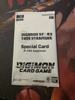 Aegiomon | P-194 | Digimon Card Game | Digimon Story Time Stranger Promo Sealed - Image 1