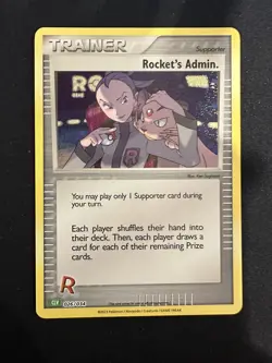 POKEMON TCG ROCKET’S ADMIN 026/034 CLV POKEMON CARD GAME CLASSIC HOLO ENGLISH - Image 1