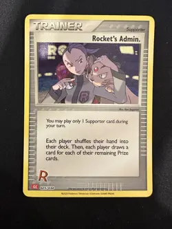 POKEMON TCG ROCKET’S ADMIN 025/034 CLC POKEMON CARD GAME CLASSIC HOLO ENGLISH - Image 1