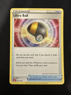 POKEMON TCG ULTRA BALL 030/034 CLC POKEMON CARD GAME CLASSIC HOLO ENGLISH - Image 1