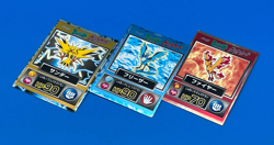 Lot 3 Articuno Zapdos Moltres ( LEGEND SET ) Pokemon meiji get card HOLO JP - Image 1