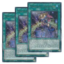 Yugioh - Magician's Salvation x 3 - 1st Edition Ultra Rare NM - Free Holo Card - Image 1