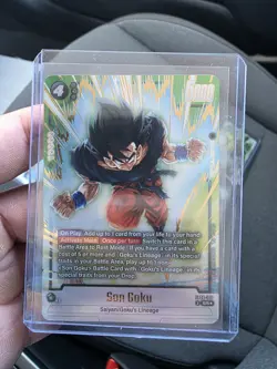 Son Goku FB08-007 Alternate Art Saiyan's Pride Dragon Ball English Card Fusion W - Image 3