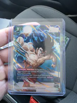Son Goku FB08-007 Alternate Art Saiyan's Pride Dragon Ball English Card Fusion W - Image 4