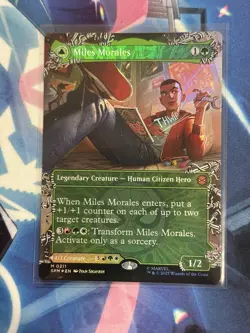 Magic The Gathering Miles Morales (0211) (Borderless) Marvel's Spider-Man Foil - Image 1