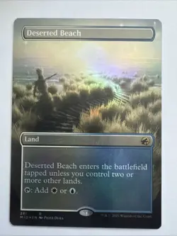 Deserted Beach (Borderless) Innistrad: Midnight Hunt Foil - Image 1