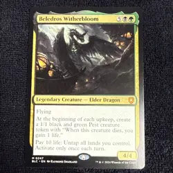 Beledros Witherbloom Commander: Bloomburrow Regular Near Mint - Image 1