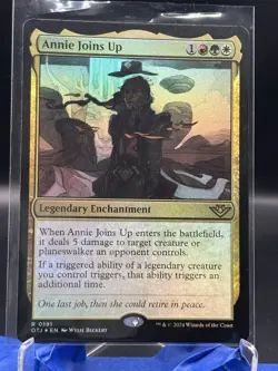 1x MTG Annie Joins Up: Outlaws of Thunder Junction (PPOTJ) #191 Foil - Image 1