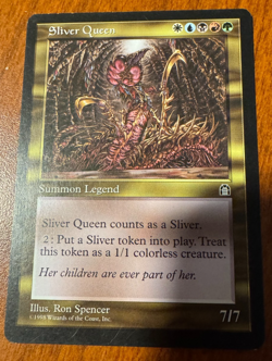 Sliver Queen Stronghold LP Lightly Played MTG Magic the Gathering Reserve List - Image 1