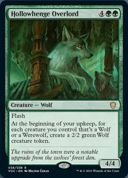 MTG Hollowhenge Overlord, NM-Mint, English Commander: Innistrad: Crimson Vow - Image 1