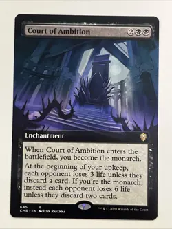 Court of Ambition - Extended Art English - Commander Legends CMR 645 - Image 1