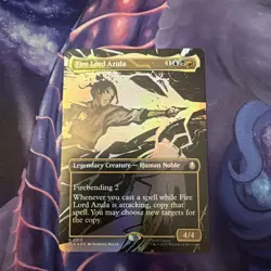 Fire Lord Azula Extended Art Near Mint Foil Magic The Gathering - Image 2