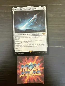 MTG - Sting, the Glinting Dagger- #250 - Lord of the Rings LTR Magic - Image 1