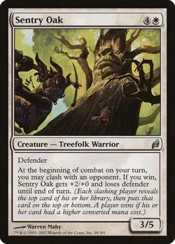 Sentry Oak [Lorwyn] Magic MTG - Image 1