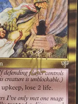 Benthic Djinn - Mirage - Magic the Gathering - Signed - Adam Rex - Image 3