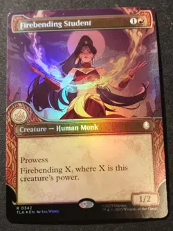 Firebending Student - Foil - Showcase - TLA - MTG - EN - NM - 0342 - Image 1